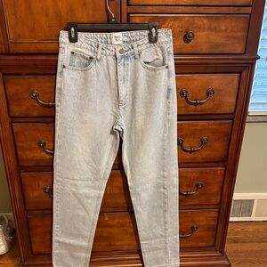 Princess Polly Light Wash Straight Jeans